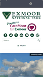 Mobile Screenshot of exmoor-nationalpark.gov.uk